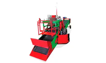 Выгрузка овощей со склада намного быстрее благодаря подборщику картофеля ПКС-100