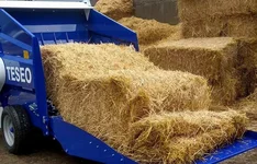 Измельчитель рулонов TESEO, мелкая фракция 5,5 см, сено/солома