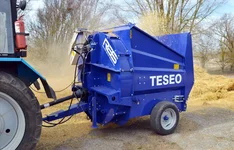 Измельчитель рулонов TESEO, мелкая фракция до 1,5 см, сено/солома
