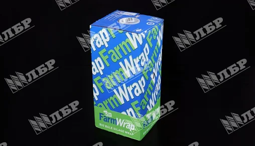 Пленка для сенажа белая 5сл-0,5м x1800м FARMWRAP (пласт втулка) - фото 1
