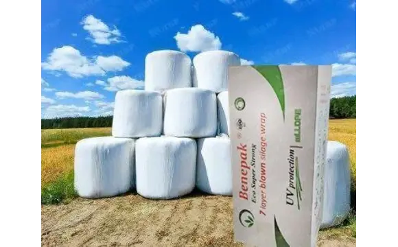 Пленка для сенажа белая 7сл-0,5м x1800м Benepak Super Strong