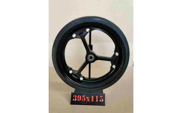 Колесо контроля глубины 395х115 (400х115) с подшипником спицевидное