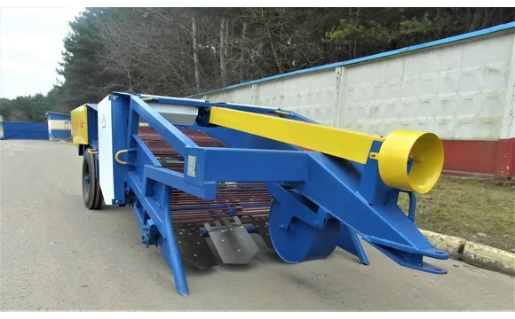 Картофелекопалка УКВ-2(90) с элеватором на ремне и активным лемехом