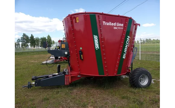 BURKON 10 m3, смеситель-кормораздатчик вертикальный