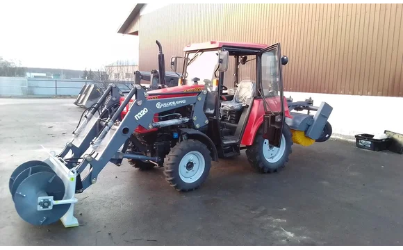 ПК-1 Подталкиватель кормов с навеской на МТЗ 622