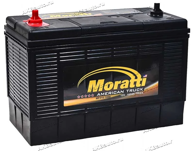 Аккумуляторная батарея Moratti 120а/ч резьба 1000Ач (MF31S-1000)